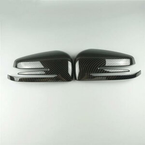 �o�b�N�~���[ �J�o�[ �f�R���[�V�����X�e�b�J�[ �J�[�{���� �����Z�f�X�x���c CLA C117 GLA X156 �N���X W176 2013-18 Carbon Fiber Color AL-DD-7418 AL Interior parts for cars