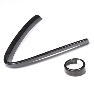 2�� �J�[�{���� �A���t�@�����I �W�����A 2017 2018 2019 ABS �v���X�`�b�N�t�����g�O���� ���� �t���[�� �I�ׂ�2�J���[ ���b�h�E�J�[�{�� AL-DD-5439 AL Car plating parts