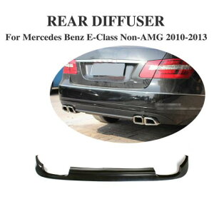 車用外装パーツ リア ディフューザー リップ スポイラー 適用: メルセデスベンツ Eクラス W212 スタンダード バンパー 除く-AMG 2010-2013 PU 未塗装 ブラック プライマー AL-DD-7790 AL Exterior parts for ca