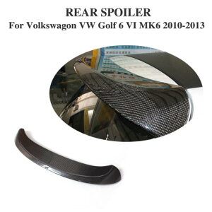 �ԗp�O���p�[�c �J�[�{���t�@�C�o�[ ���A ���[�t �X�|�C���[ �E�C���O ���b�v �K�p: �t�H���N�X���[�Q�� VW �S���t 6 VI MK6 2010-2013 AL-DD-7843 AL Exterior parts for cars