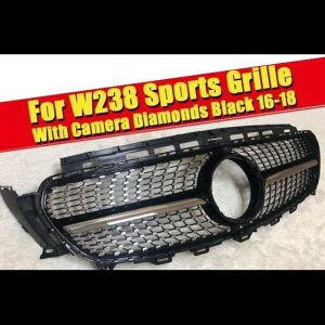 �ԗp�O���p�[�c W238 �_�C�������h �X�^�C�� �J�����z�[�� �t�����g �O���� E�N���X E200 300 250 320 350 E63 �t�����g �o���p�[ �O���� 2016-18 �^�C�v001 AL-EE-0337 AL Exterior parts for cars