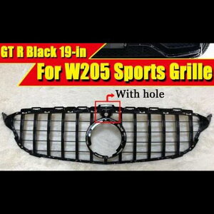 ԗpOp[c Kp: ZfX CNX C205 W205 X|[c tg op[ GTS Obh O ABS ubN W/J 19 ^Cv001 AL-EE-0371 AL Exterior parts for cars