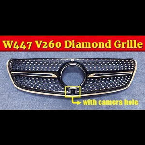 �ԕ��i �K�p: MB �����Z�f�X W447 ���B�g V�N���X V260 V250 V220 �p�i�����J�[�i �t�����g �_�C�������h �O���b�h �O���� ABS ����u���b�N W/�J���� 2016-18 �^�C�v001 AL-EE-0835 AL Car parts