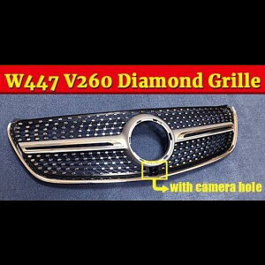 �ԕ��i W447 ���B�g V�N���X �p�i�����J�[�i �_�C�������h �t�����g �O���b�h �O���� ABS ���� �V���o�[ W/�J���� �K�p: �����Z�f�X MB V260 F250 F220 16-18 �^�C�v001 AL-EE-0838 AL Car parts