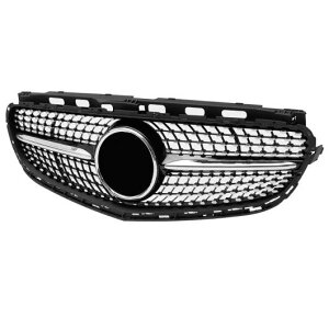 車用外装パーツ W212 ダイヤモンド グリル スタイル フロント バンパー グリル 適用: メルセデスベンツ W212 Eクラス E200 E250 E350 E550 2014 2015 2016 AL-EE-0809 AL Exterior parts for cars