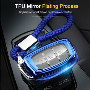 TPU キーケース キー フォブ カバー キーチェーン 適用: ヒュンダイ IX20 IX25 IX30 IX35 IX45 ツーソン エラントラ アバンテ アクセント タイプ002〜ブラック AL-EE-3199 AL Car parts