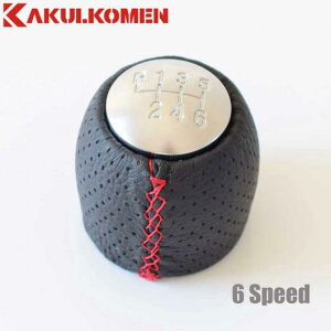 5/6速 レッド ブラック ステッチ ハンドル マニュアル ブラック ギア シフト ノブ スティック ヘッド ボール 適用: アルファロメオ 159 ブレラ 5速 レッド ライン〜6速 ブラック ライン AL-EE-3565 A