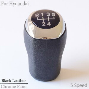 5速 ギア シフト ノブ シフター ブラック/グレー レザー 適用: ヒュンダイ ソラリス ヴェルナ MT ロー エディション エラントラ GT アクセント BL・5速・SP〜GL・5速・MP AL-EE-3583 AL Car parts