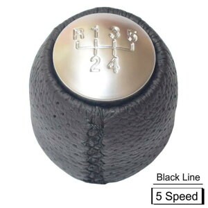 ABS パネル レザー 5/6速 ギア シフト ノブ 適用: アルファロメオ 159 ブレラ スパイダー 2005-2011 ハンド 編み上げ ブラック/レッド ライン ブラック〜グレー AL-EE-3934 AL Car parts