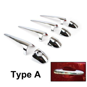 適用: トヨタ RAV4 2013-2018 クローム アウター カバー トリム 装飾 ドアハンドルカバーA・ドアハンドルカバーB AL-EE-5493 AL Exterior parts for cars