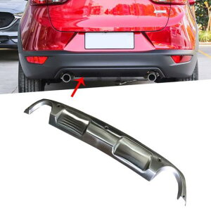 �K�p: �}�c�_ CX-3 CX3 2018 304 �X�e�����X �X�`�[�� �t�����g ���A �o���p�[ �v���e�N�^�[ �K�[�h �X�L�b�h �v���[�g �V�� �J�o�[ �X�|�C���[ �t�����g�E���A AL-FF-1020 AL Exterior parts for cars