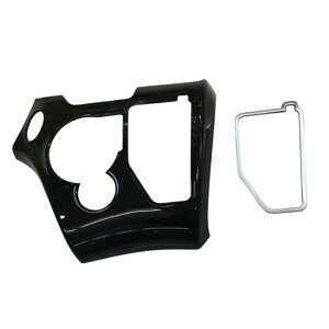 ABS クローム ギア ノブ シフト プラットフォーム アジャスター パネル カバー 2ピース 適用: トヨタ シエンタ 2016 2017 XP170 タイプ001 AL-FF-1463 AL Interior parts for cars