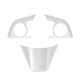 ABS カーボンファイバー スタイル ステアリング ホイール ボタン カバー トリム 適用: トヨタ アヴァロン XX50 2018 2019 マット AL-FF-1690 AL Interior parts for cars