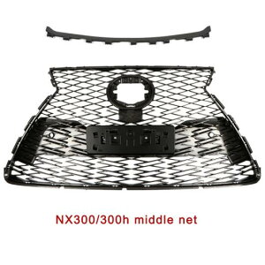 適用: レクサス NX NX200 NX300 NX300H フロント グリル トリム ミドル ネット 装飾 インテリア モールディング カラー 1〜ピアノ ブラック 3 AL-FF-4861 AL Interior parts for cars