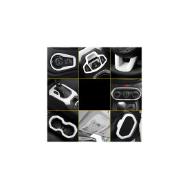 ABS ギア カップ アジャスター ヘッドライト ダッシュボード 吹き出し口 トリム 適用: ジープ レネゲード 2016フレーム〜ダッシュボード トリム AL-FF-3700 AL Interior parts for cars