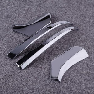 4ピース クローム スタイリング バックミラー ステッカー リア ビュー ミラー 装飾 トリム ストリップ ABS 適用: トヨタ RAV4 2019 2020 AL-FF-6448 AL Exterior parts for cars