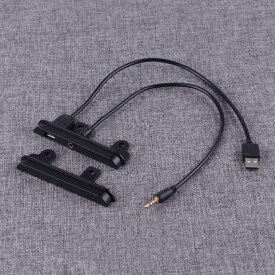 32.5cm 2 DIN ブラック サイド ステレオ トリム フレーム ラジオ ブラケット AU× USB ポート キット 適用: トヨタ AL-FF-6711 AL Car parts