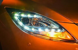 ヘッドライト 適用: マツダ 6 2009-2015 LED ヘッドランプ デイタイムランニングライト DRL バイキセノン HID 4300K〜8000K 35W・55W AL-HH-0965 AL Car parts