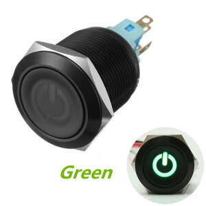12V 22mm LED vbV {^ XCb` DPST ZtbN ^Cv p[ V{ tbg wbh zCg`O[ AL-HH-1884 Interior parts for cars