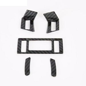 適用: マツダ 6 MAZDA6 アテンザ 2019 2020 カーボンファイバー センター コンソール A/C 吹き出し口 エアコン パネル フレーム カバー トリム AL-II-0219 AL Interior parts for cars