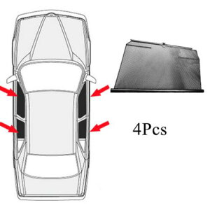 TCh EChE TVF[h  ԗp J[e Kp: ZfXxc/MERCEDES BENZ B NX W245 W246 4 TCh EBhE AL-II-0922 AL Sanshade for car