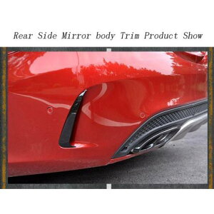 フォグランプ グリル スラット オート ブラック フォグライト カバー ステッカー 装飾 トリム 適用: メルセデス ベンツ C クラス W205 アクセサリー ブラック AL-II-0960 AL Exterior parts for cars