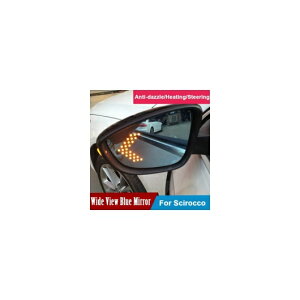 2�s�[�X �K�p: �t�H���N�X���[�Q��/VOLKSWAGEN �V���b�R 2009 2017 �o�b�N�~���[ �~���[ �u���[ �ዾ �L�p LED �^�[���V�O�i�����C�g �p���[ �q�[�g �� �E AL-II-2189 AL Winker Mirror