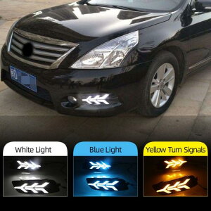 1 Zbg LED fC^CjOCg _Ci~bN ^[ CG[ VOi DRL tHOv Kp: Y eBAi 2011 2012 zCg CG[ u[ AL-II-2098 AL Car parts