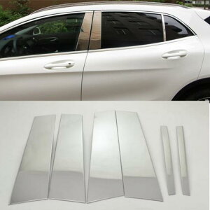 �K�p: �����Z�f�X �x���c GLA 2019 �X�e�����X �X�`�[�� �E�C���h�E �Z���^�[ �s���[ B + C �s���[ �J�o�[ �g���� �v���e�N�^�[ 6�s�[�X AL-II-2430 AL Exterior parts for cars