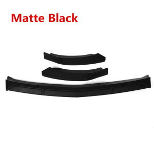 3ピース フロント バンパー リップ ボディ キット スポイラー バンパー スプリッタ リップ ディフューザー スポイラー ガード カバー 適用: メルセデス ベンツ ヴィト 2015 2019 マットブラック