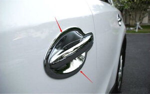 適用: マツダ CX-8 2017 2018 2019 エクステリア アクセサリー ABS クローム ドア ボウル ハンドル 装飾 カバー トリム 8ピース AL-II-4405 AL Exterior parts for cars