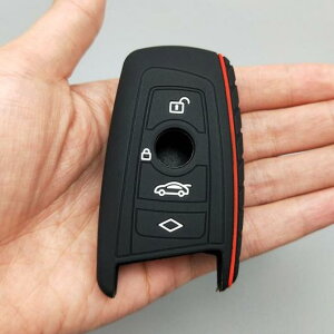�L�[�J�o�[ 4�{�^�� �L�[ �K�p: BMW 520 525 F30 F10 F18 118i 320i 1 3 5 7�V���[�Y X3 X4 M3 M4 M5 E90 �����[�g �ی� �V���R�� �J�o�[ �P�[�X �u���b�NB�`�u���[B AL-II-4564 AL key cover
