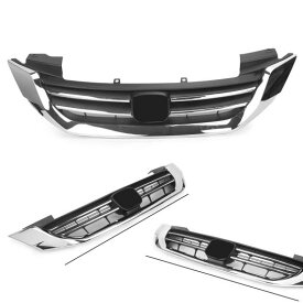 ABS ラジエーター グリル フロント アッパー グリル 適用: ホンダ アコード 2013 2014 2015 13 14 15 AL-JJ-0101 AL Front radiator grill