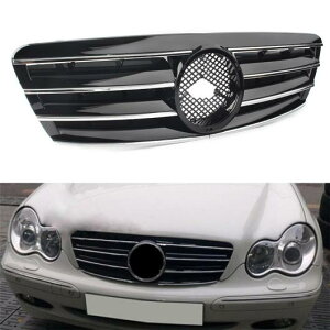 tg O 4-PIN Abp[ O Kp: ZfXxc/MERCEDES BENZ CNX W203 C230 C240 C320 C32 2000 2001 2002 2003 2004 2005 2006 ABS AL-JJ-0258 AL Racing grill