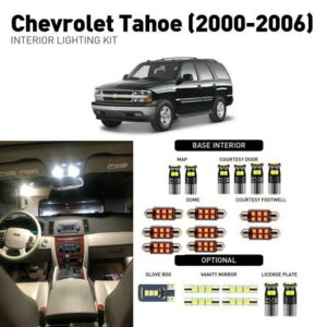 ԗp  LED Cg Kp: 2000-2006 V{[/CHEVROLET ^z ANZT[ pbP[W Lbg 21 ou zCg AL-JJ-2041 AL Interior parts for cars