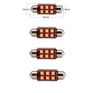 LED �ԗp ���� ���C�g �K�p: �t�H�[�h/FORD �N�[�K MK1 �}�x���b�N 2001 �����v �o���u �G���[�t���[ 28mm �o�j�e�B �~���[�`BA9S �z���C�g AL-JJ-2341 AL Interior parts cars