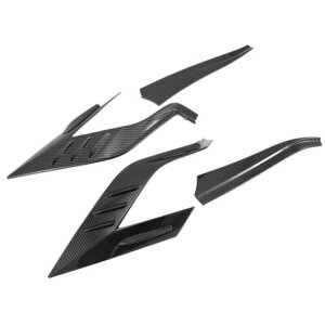 適用: トヨタ RAV4 2019 2020 4ピース カーボンファイバー リア テールライト カバー リア ブレーキ ランプ フレーム モールディング トリム AL-JJ-3378 AL Exterior parts for cars