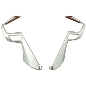 ABS マット ステアリング ホイール インテリア 装飾 適用: トヨタ アルファード ヴェルファイア 2016-2018 シルバー AL-JJ-5524 AL Car parts