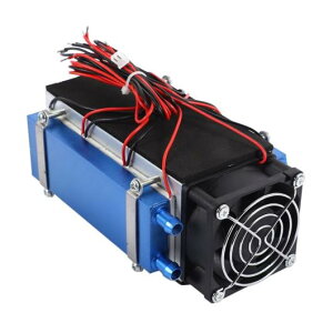 DIY 12V 420W 6シップ 半導体 冷凍 冷却 デバイス 熱電 クーラー エアコン 冷却 EFFICIENCY ブラック ブルー AL-JJ-4858 AL Car parts