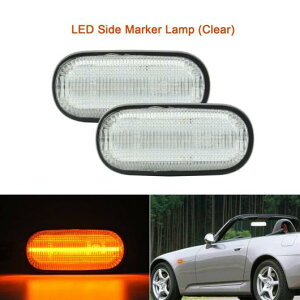 �A���o�[ LED ���C�g LED �T�C�h �t�F���_�[ �}�[�J�[ �����v �K�p: �z���_ S2000 200-2009 S2K 33801 33851 S2A J02 023 �N���A �����Y�E�X���[�N �����Y AL-JJ-5855 AL Car parts