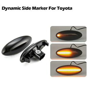 1�y�A LED �_�C�i�~�b�N �T�C�h �}�[�J�[ �X���[�N �E�C���J�[ ���C�g �K�p: �g���^ �����X ���B�b�c MK2 P9 RAV4 MK3 ACA3/ALA3 �I�[���X MK1 E15 AL-JJ-5873 AL Car parts