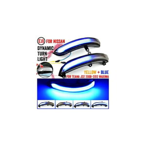 2�s�[�X �K�p: ���Y �e�B�A�i J32 2008-2012 �}�L�V�} LED �_�C�i�~�b�N �^�[���V�O�i�����C�g �T�C�h �~���[ �V�[�P���V���� �C���W�P�[�^�[ ���C�g �C�G���[ �u���[ AP-ALJ6625 Car parts