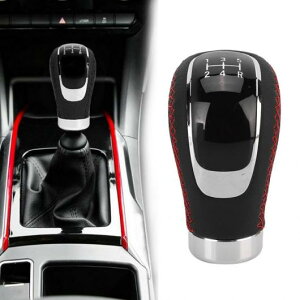 5速 自動車 ギア シフト ノブ ユニバーサル マニュアル シフター レバー ボタン 適用: 8/10/12mm 自動車 AL-JJ-8590 AL Interior parts for cars