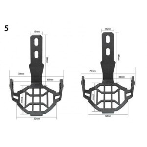 �⏕ �t�H�O���C�g 40W LED �A�Z���u�� �R���{ �I�[�g�o�C �K�p: BMW R1200GS ADV F800GS R1100GS ���[�^�[�o�C�N �Z�[�t�e�B�[ �h���C�r���O �����v 2�s�[�X �J�o�[ AL-KK-2510 2�� AL Motorcycle parts