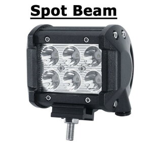 2�s�[�X 4�C���` 18W �X�|�b�g LED ���C�g �o�[ �h���C�r���O �t�H�O���C�g �o���u 4X4 LED ���[�N ���C�g �K�p: �I�t���[�h �g���b�N SUV �K�p: �W�[�v/JEEP �X�|�b�g 1�s�[�X AL-KK-2798 AL Car parts