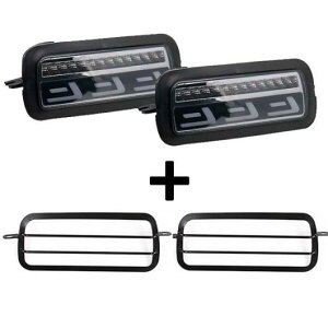 1Zbg Kp: [_/LADA j[@ 4X4 Cg DRL LED Cg jO ECJ[ ANZT[ X^CO 1Zbg Cg Jo[ AL-KK-2903 AL Car parts