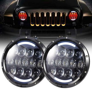 105W RGB 7C` LED wbhCg H4 HI/LO r[ GWF AC ^[VOiCg zCg DRL Kp: W[v/JEEP O[ n}[/HUMMER h [o[/ROVER AL-KK-2850 AL Car parts