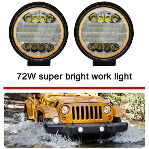 72W 4C` 6000K LED o[ zCg Cg CG[ n Eh LED [N Cg DRL 12V 24V Kp: SUV gbN tHOv AL-KK-2852 AL Car parts