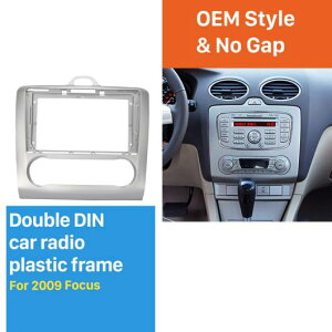 2DIN ���W�I �t���[�� 9 �C���` �K�p: �t�H�[�h/FORD �t�H�[�J�X 2009 �_�b�V�� �}�E���g �L�b�g �g���� �p�l�� ���W�I �V���o�[ AP-ALK1176 Car parts