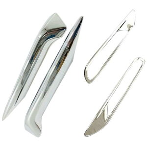 オート アクセサリー フロント フォグライト ランプ アイリッド アイブロー カバー トリム ABS クローム 適用: 日産 キャシュカイ J11 2018 2019 2020 シルバー AL-KK-1855 AL Exterior parts for cars